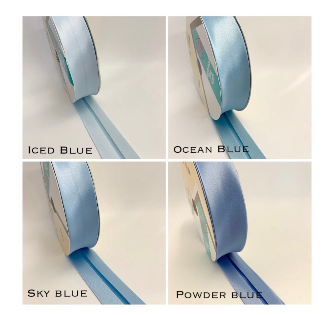 Flutter satin bows (36 colours available)