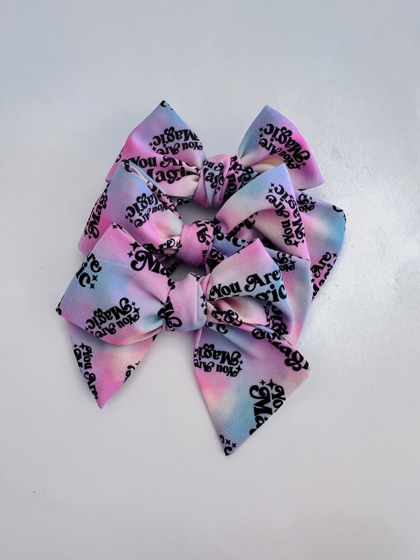 Magic tied bow