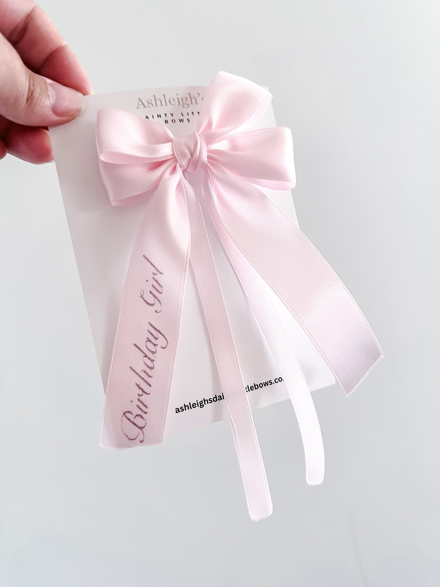 Birthday girl bow