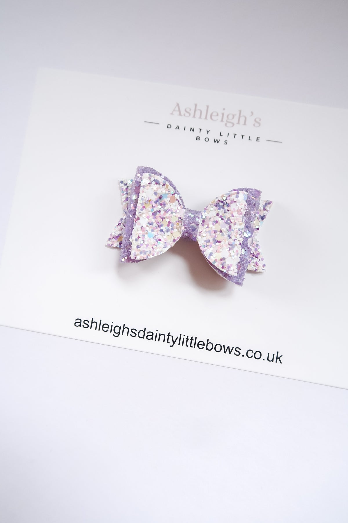 Mini lilac dolly bow