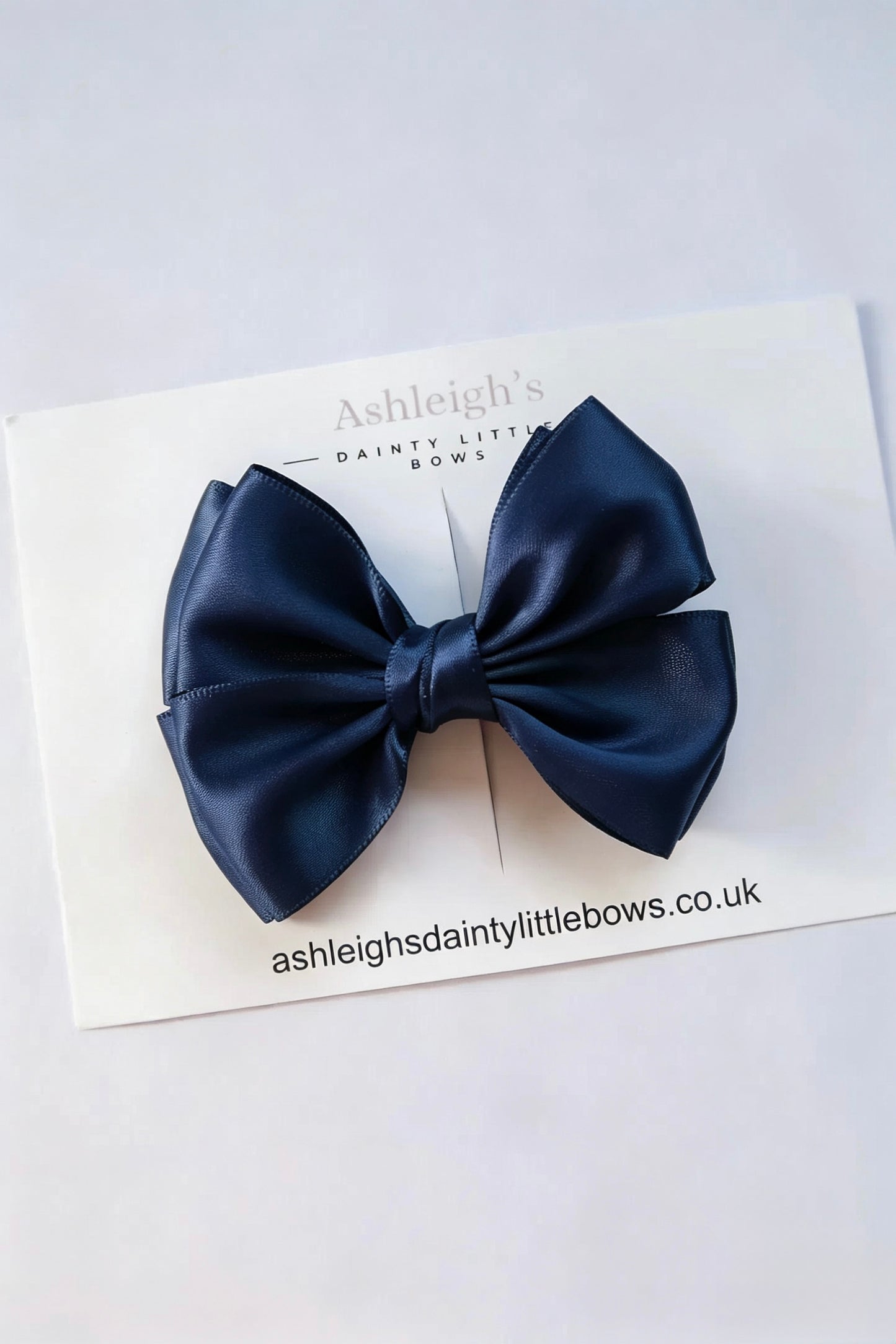 Double flutter satin bow (9 colours available)