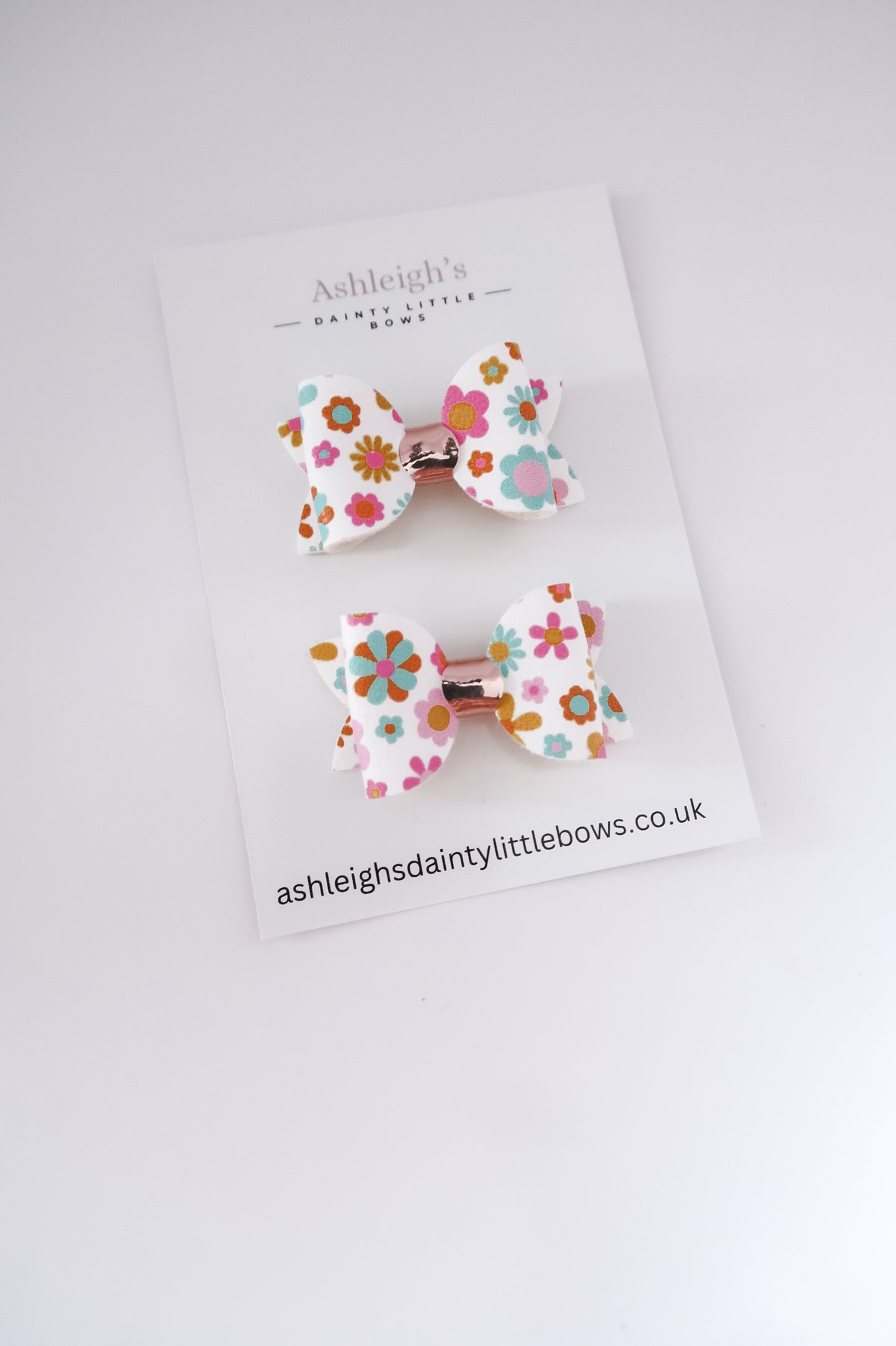 Spring retro baby bow