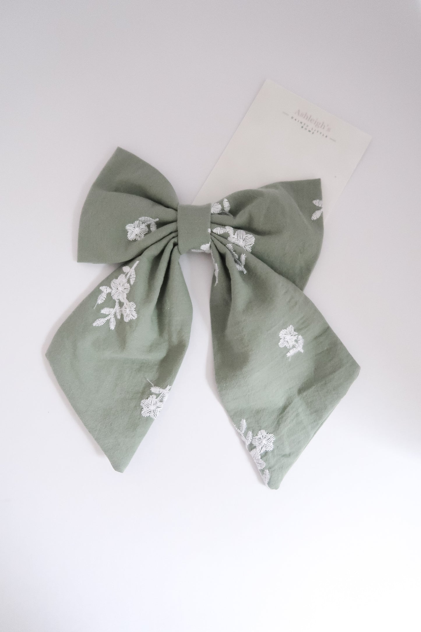 Green floral oversized sailor