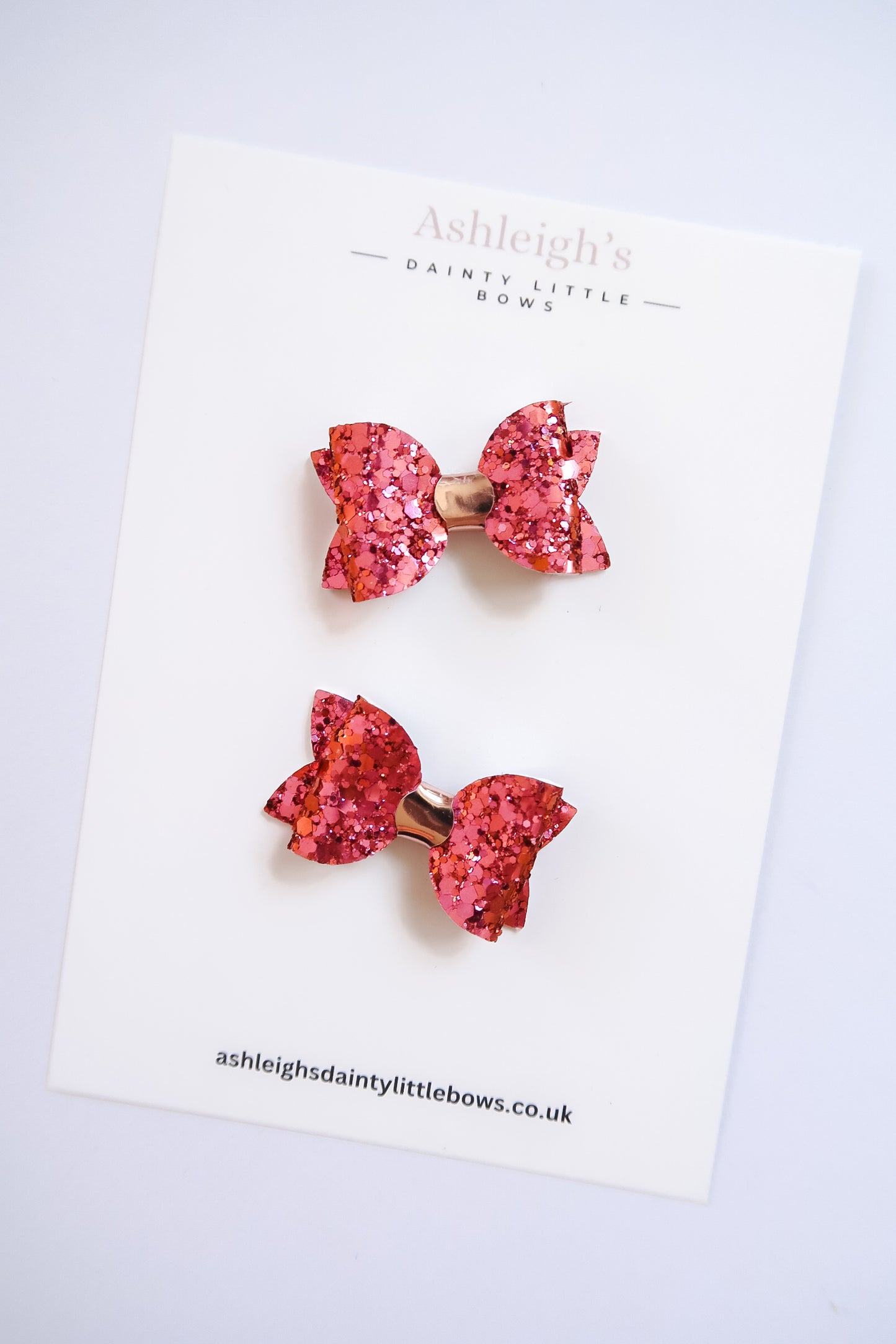 Pretty pink baby bow