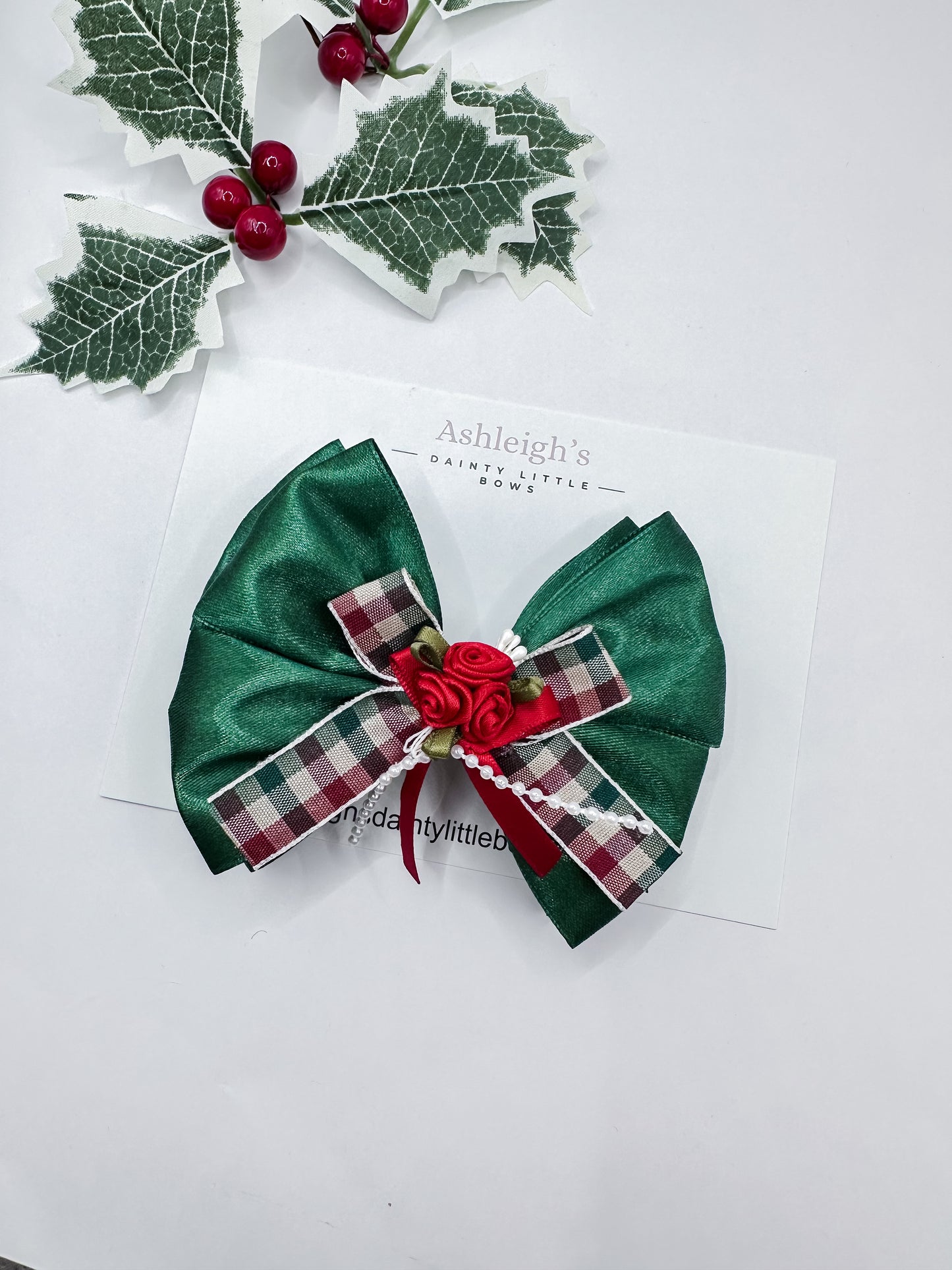 Christmas Noel bow