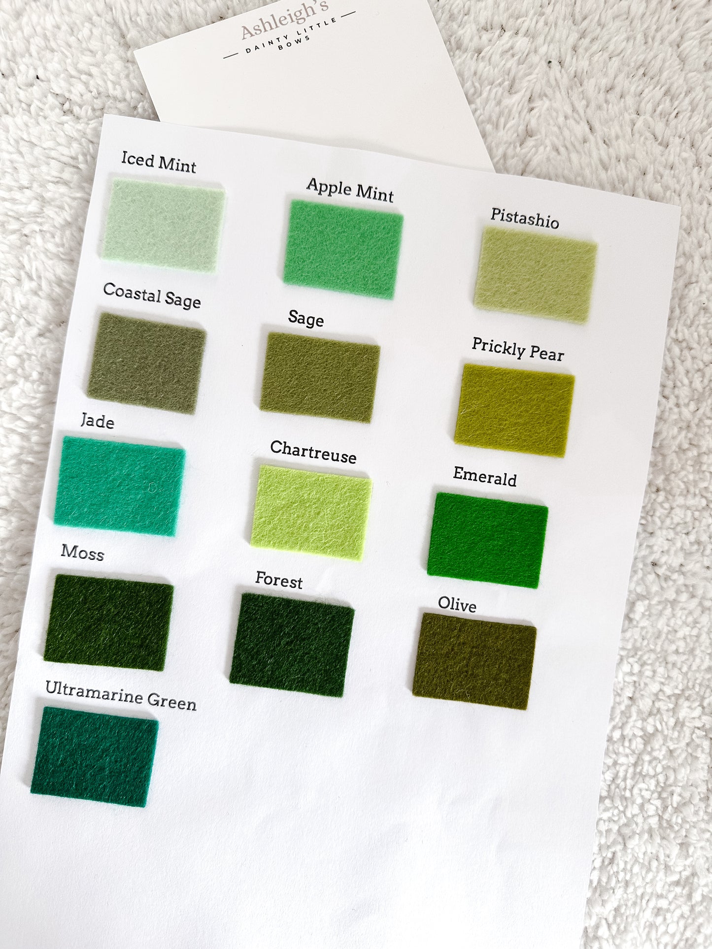 Party pinch felt now (72 colours available)