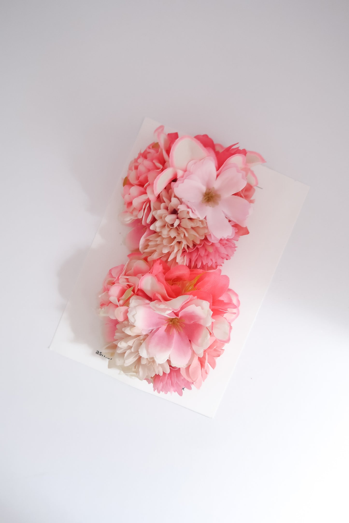Over sized pink clusters