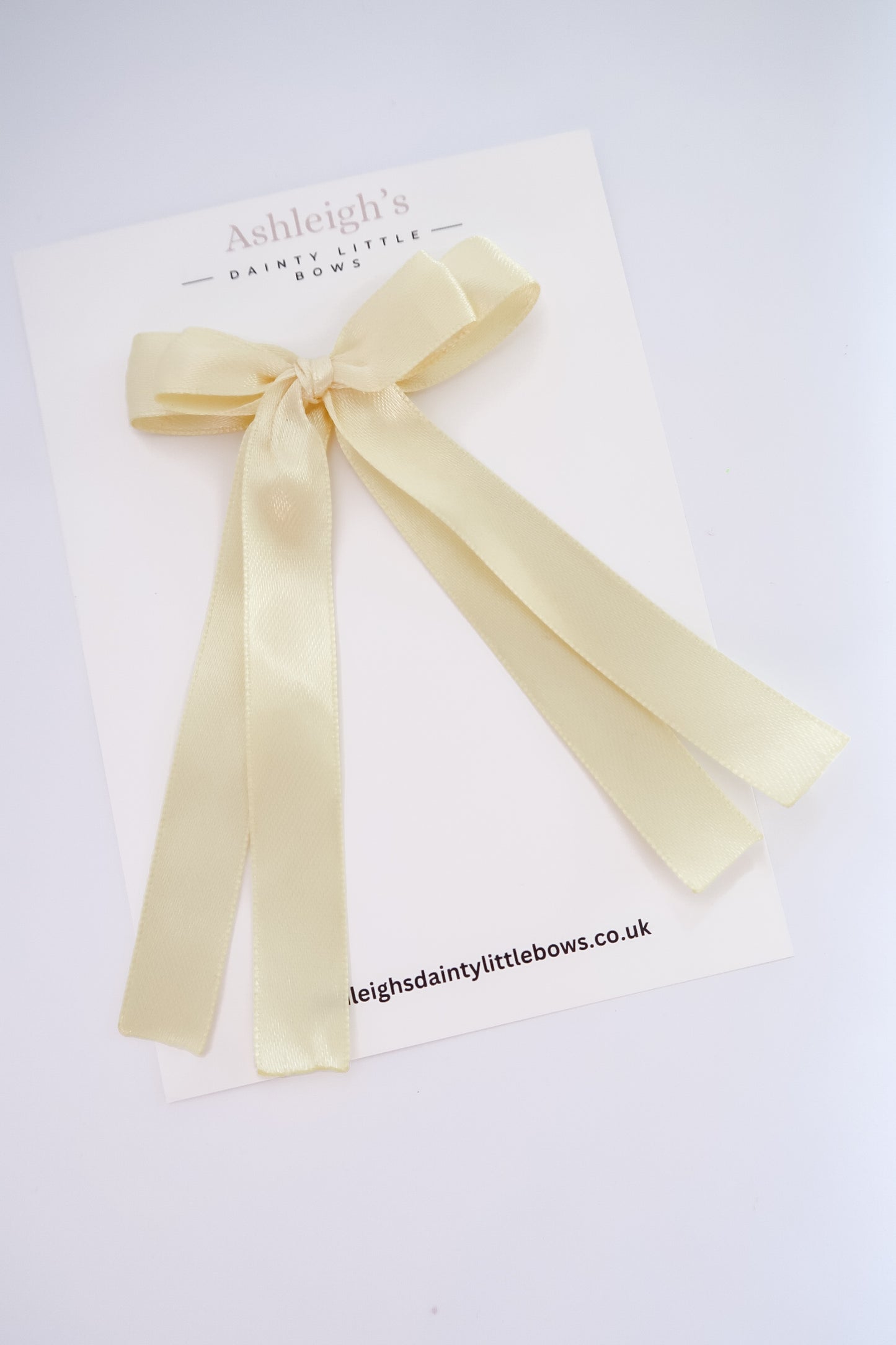 Double lemon ribbon bow