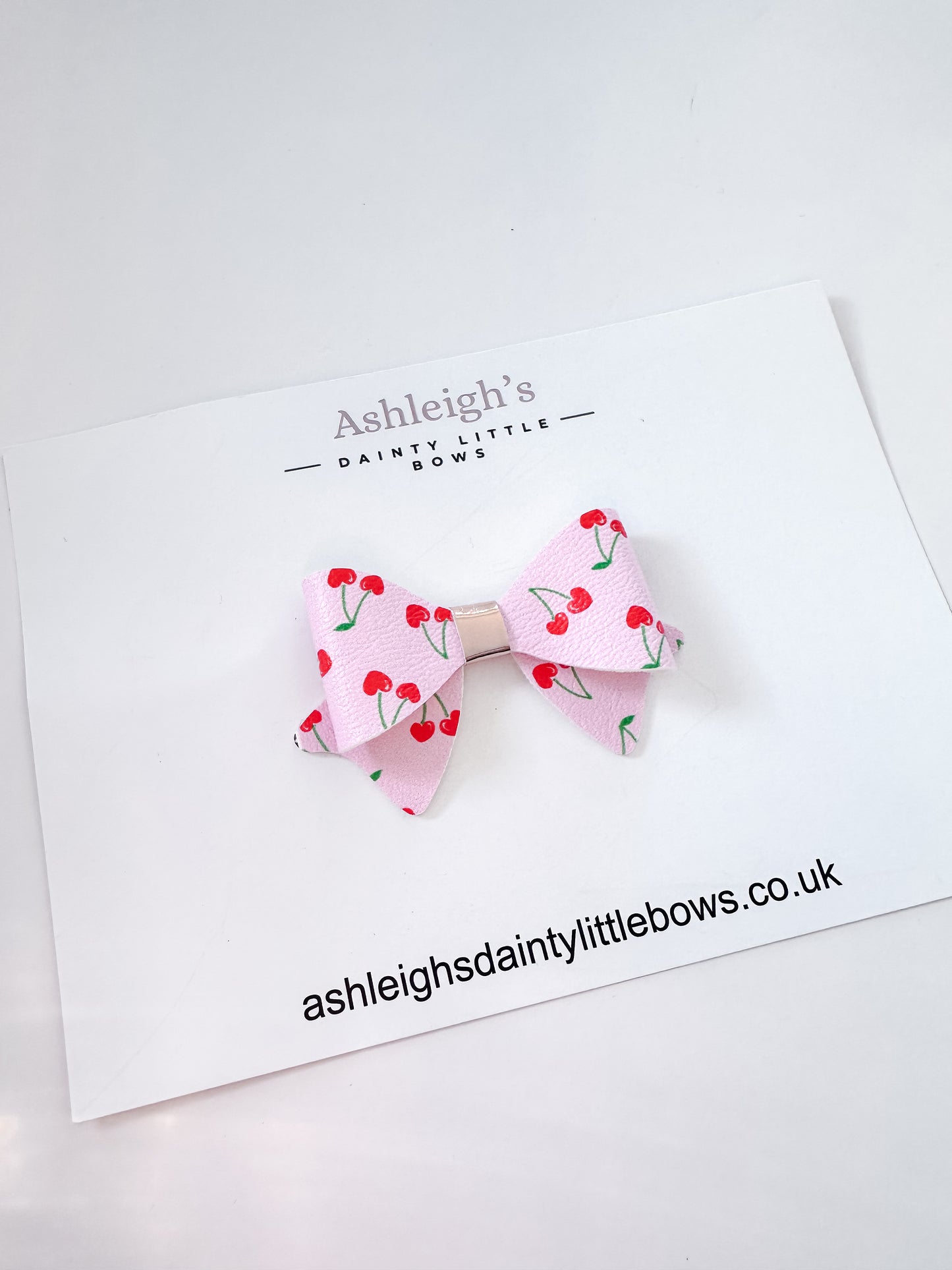 Cherry penny bow