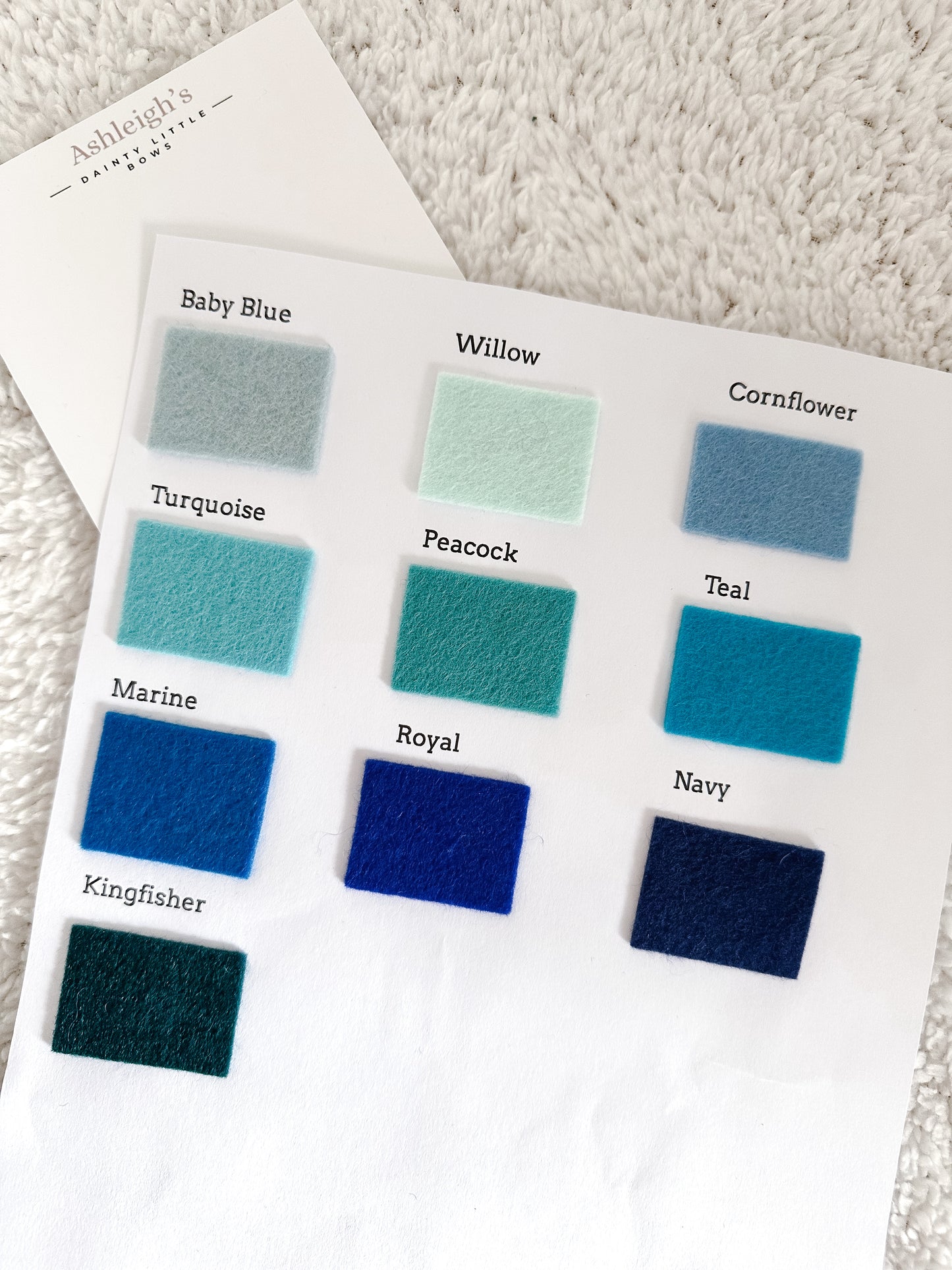 Party pinch felt now (72 colours available)