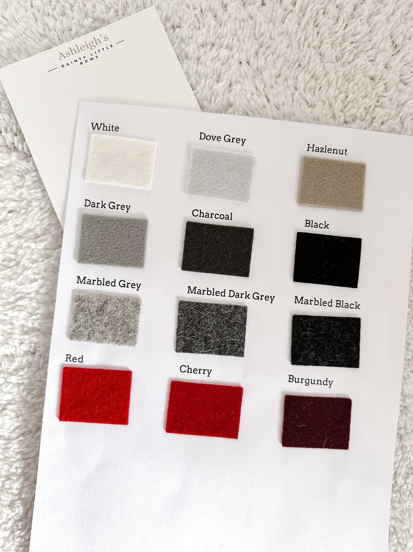 Party pinch felt now (72 colours available)