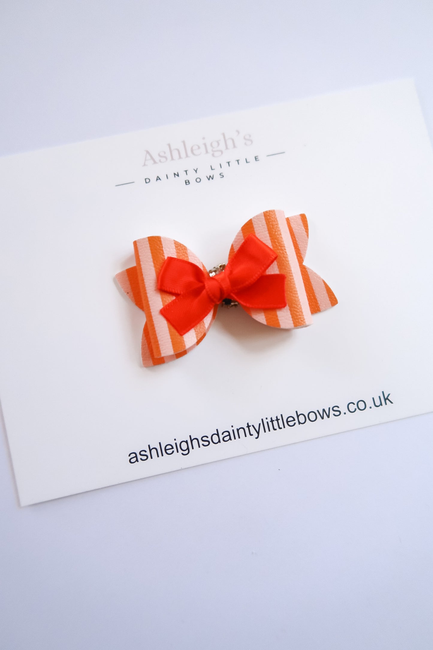 Midi orange bow