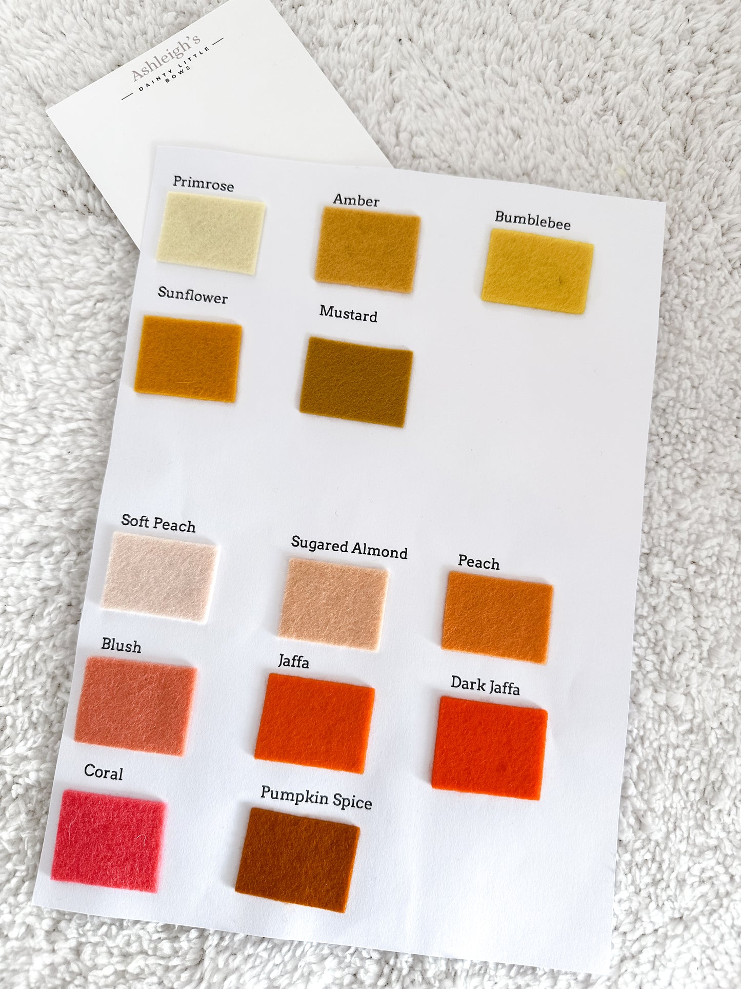 Party pinch felt now (72 colours available)