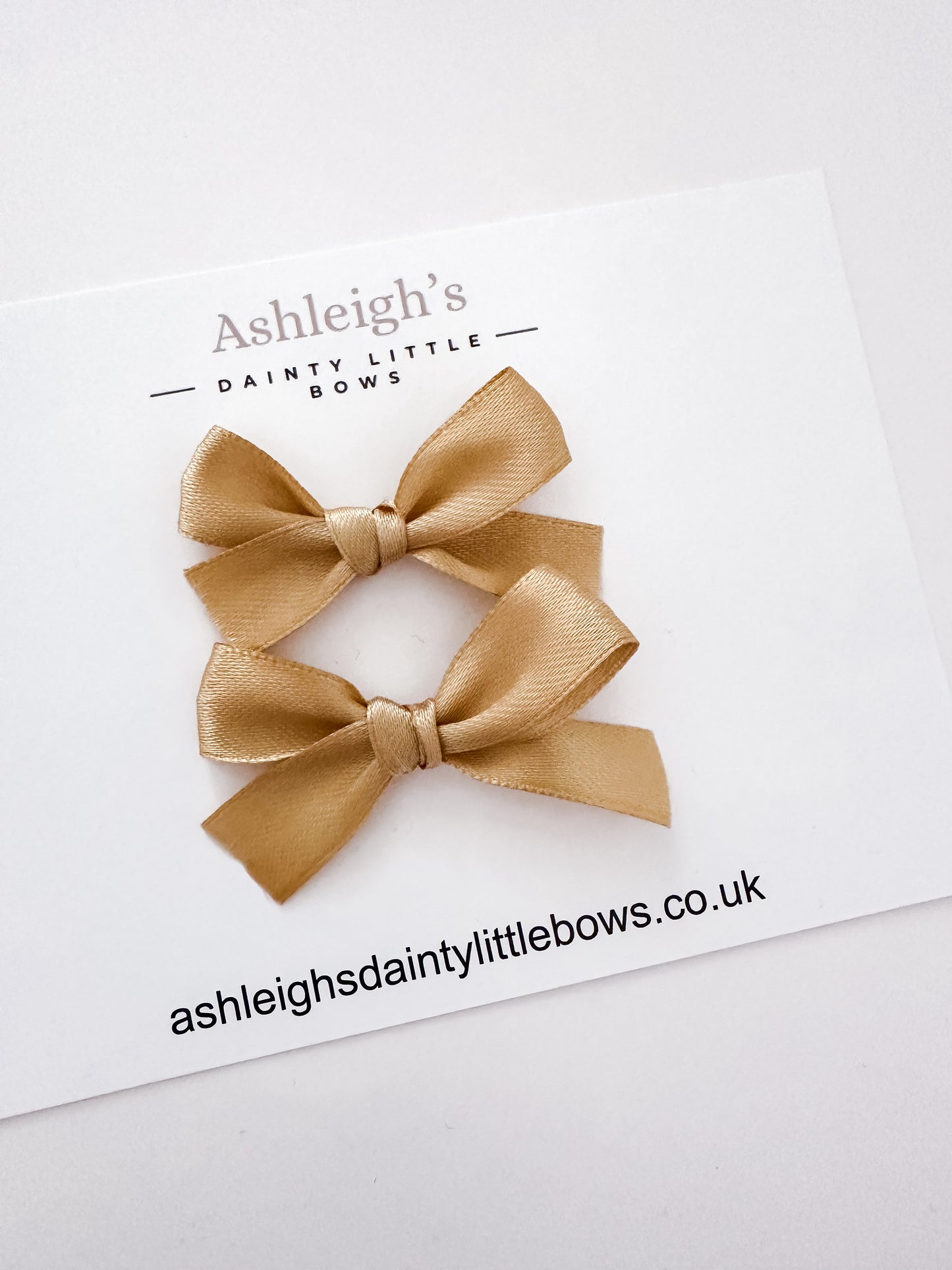 Beige satin mini
