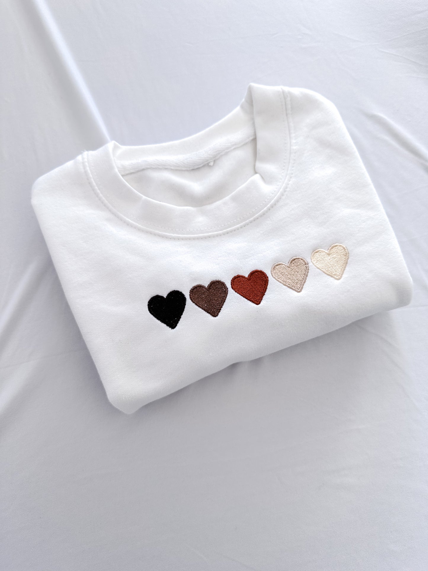 Beige hearts sweater
