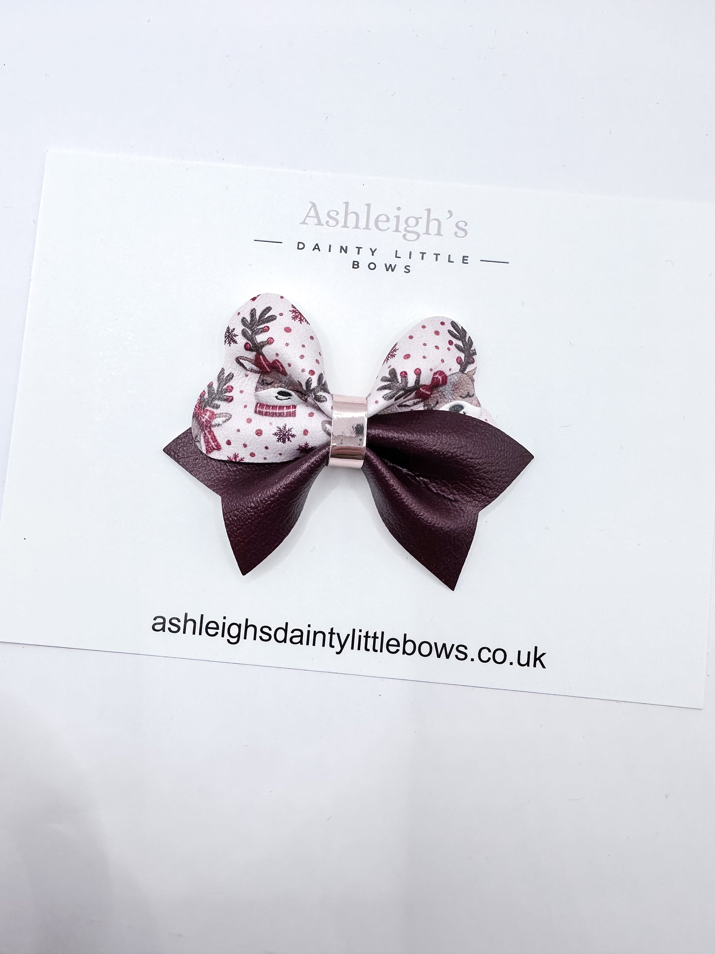 Miss reindeer hali bow
