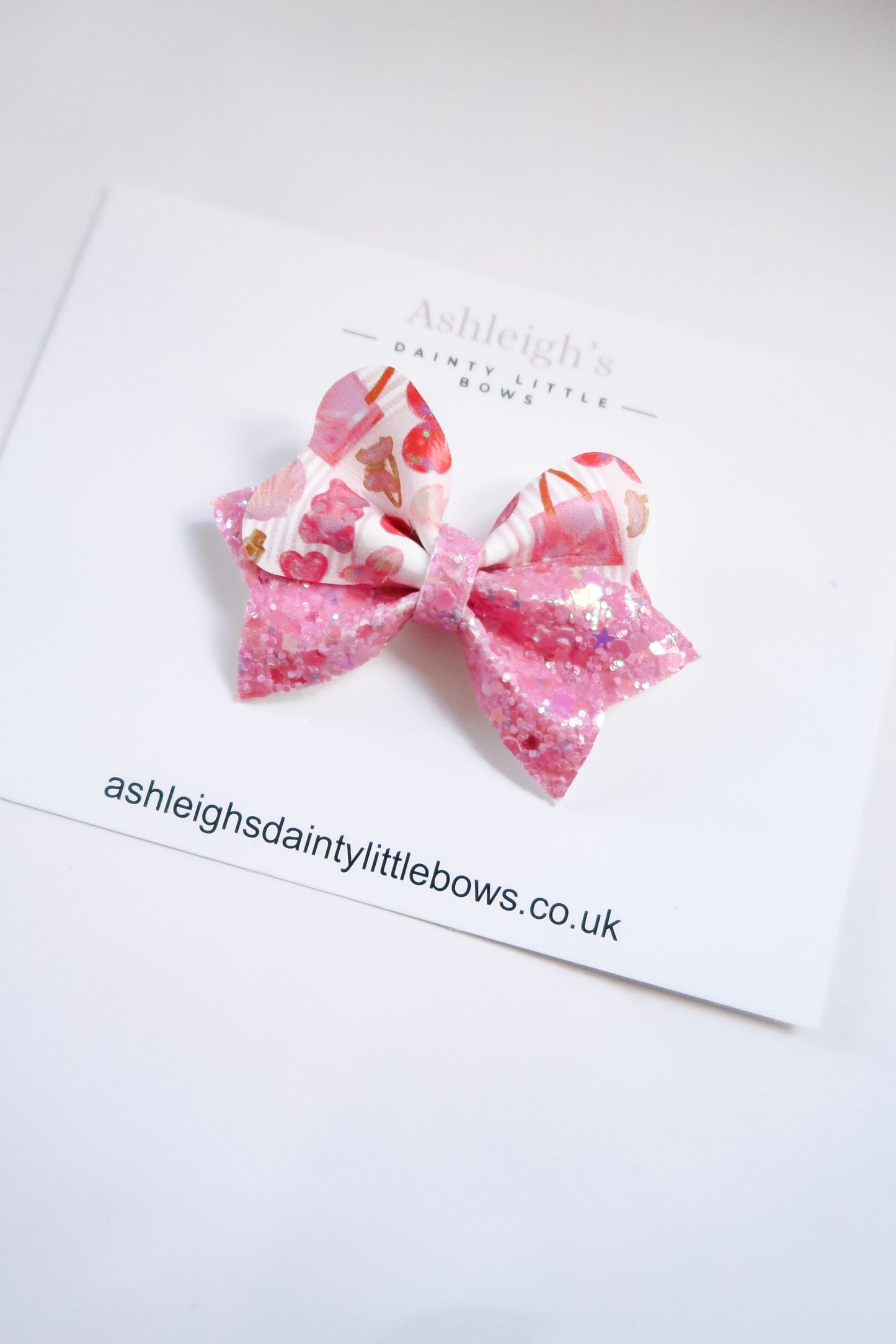 Fun pink bows hali