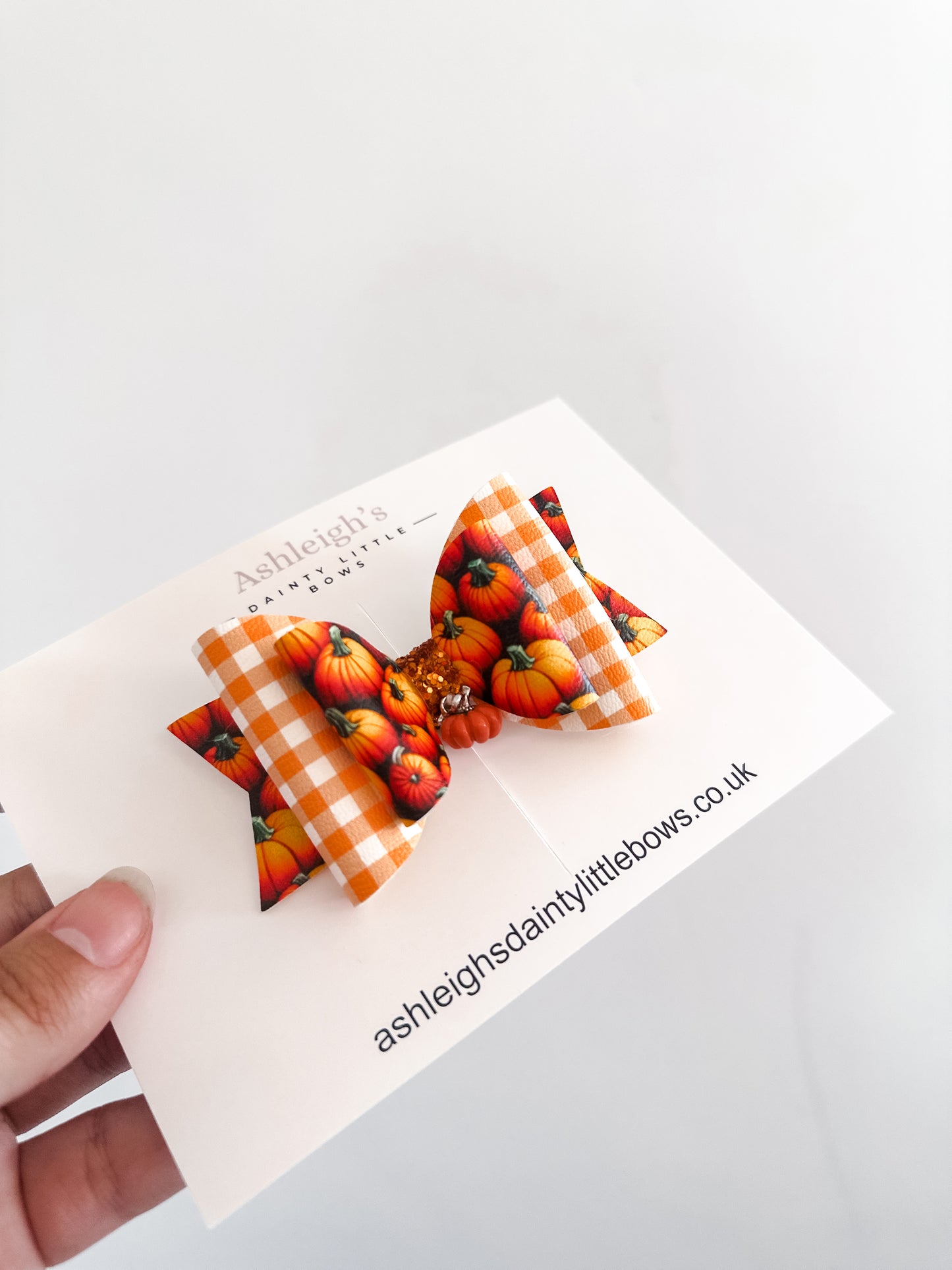 Pumpkin Dollie bow