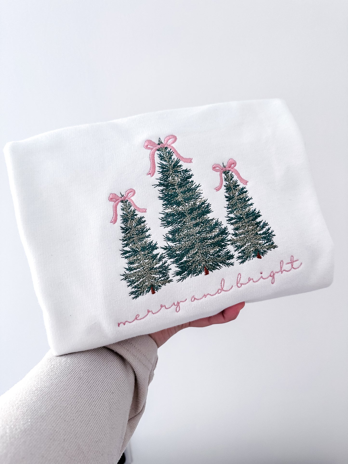 Merry and bright sweater/tshirt slots