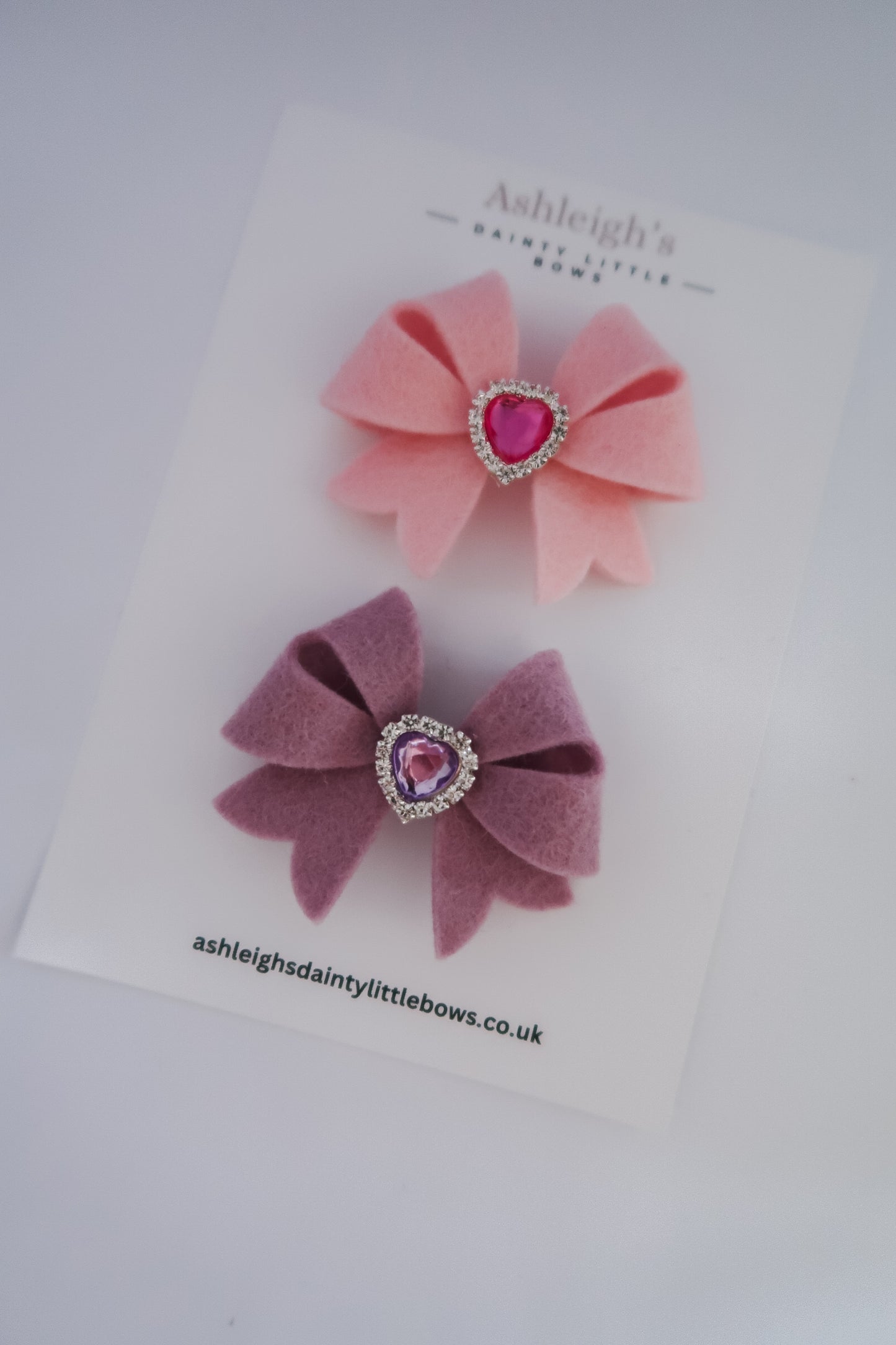 Scarlett heart bow