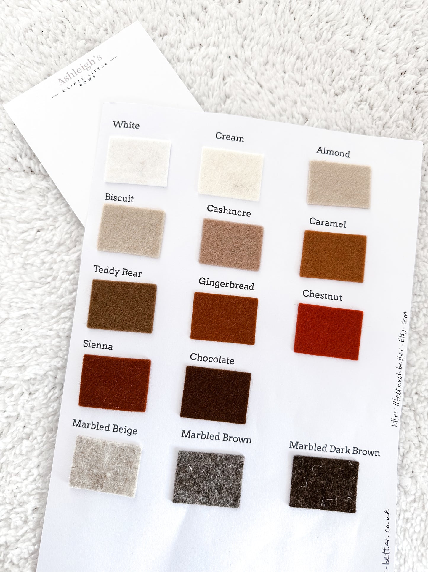 Party pinch felt now (72 colours available)
