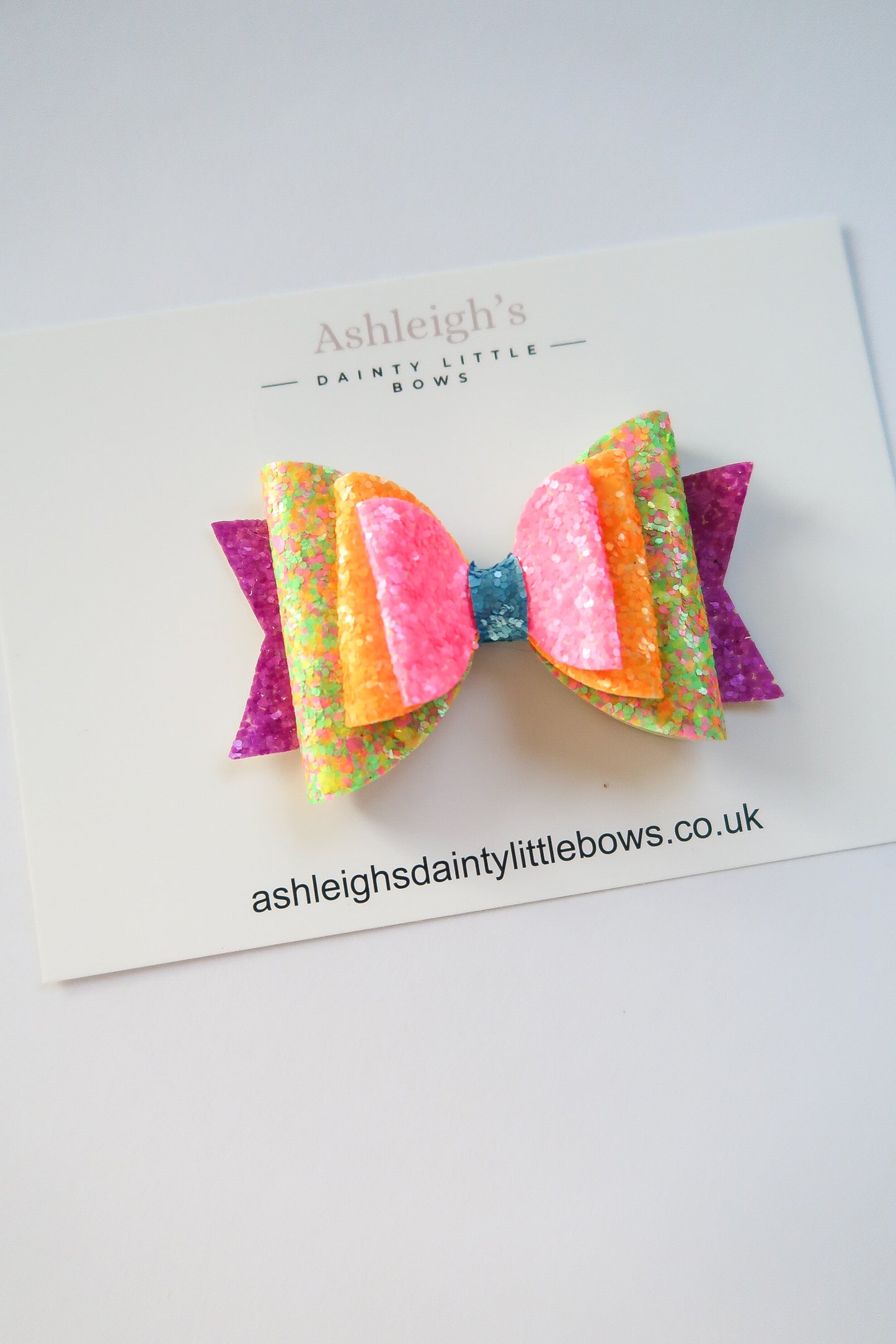 Neon dolly bow