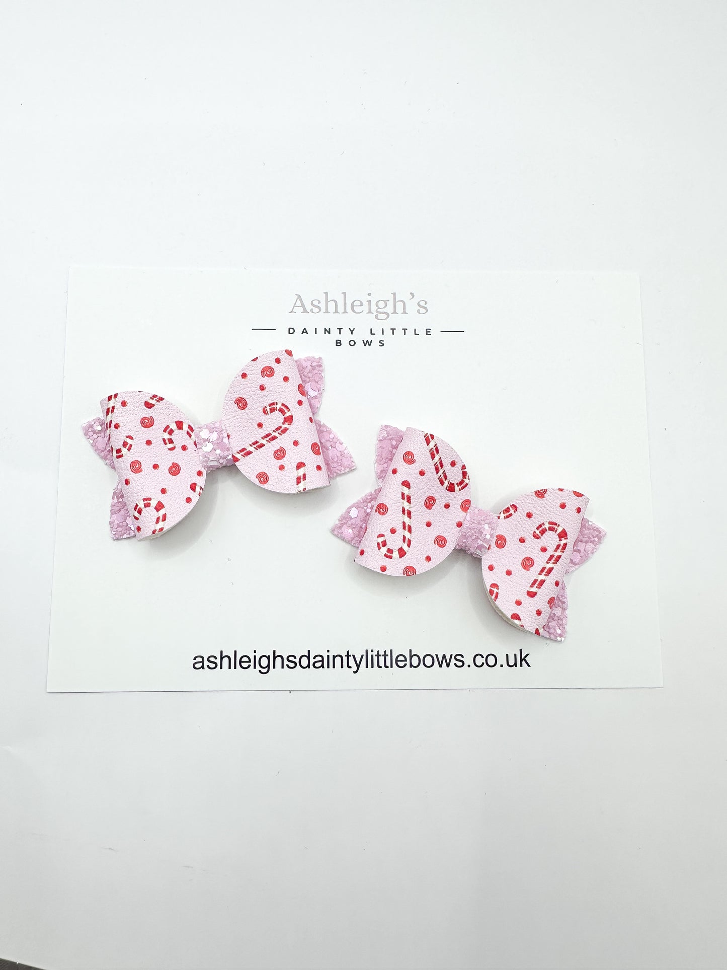 Candy cane midi bows