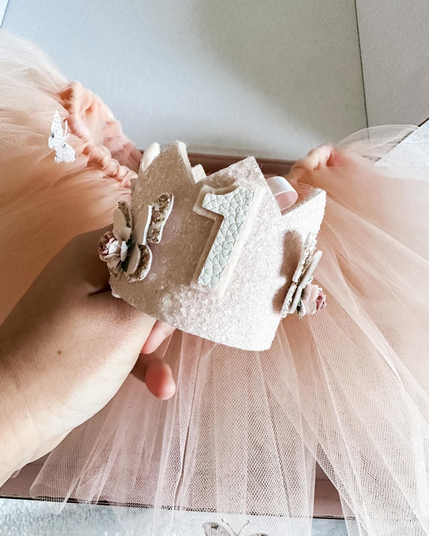 Blush butterfly pink birthday