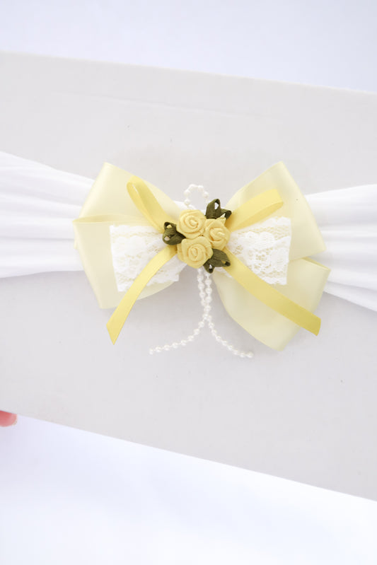 Lemon oversize baby headband