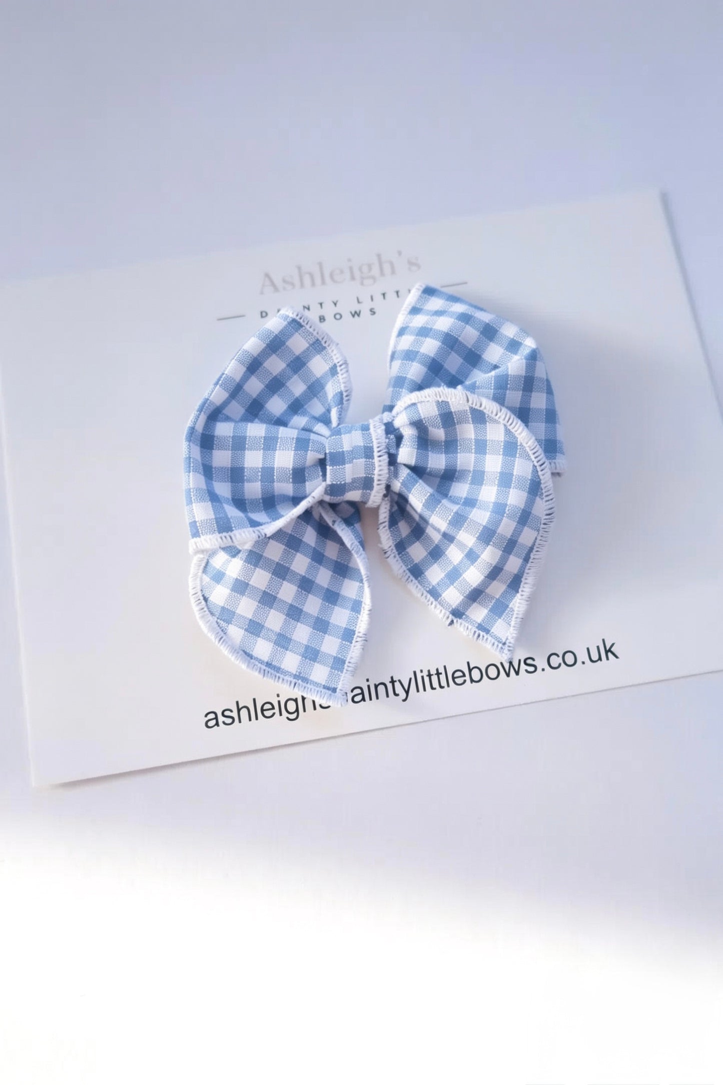 Fable gingham bow (9 colours available)
