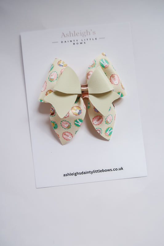 Easter egg princess bow