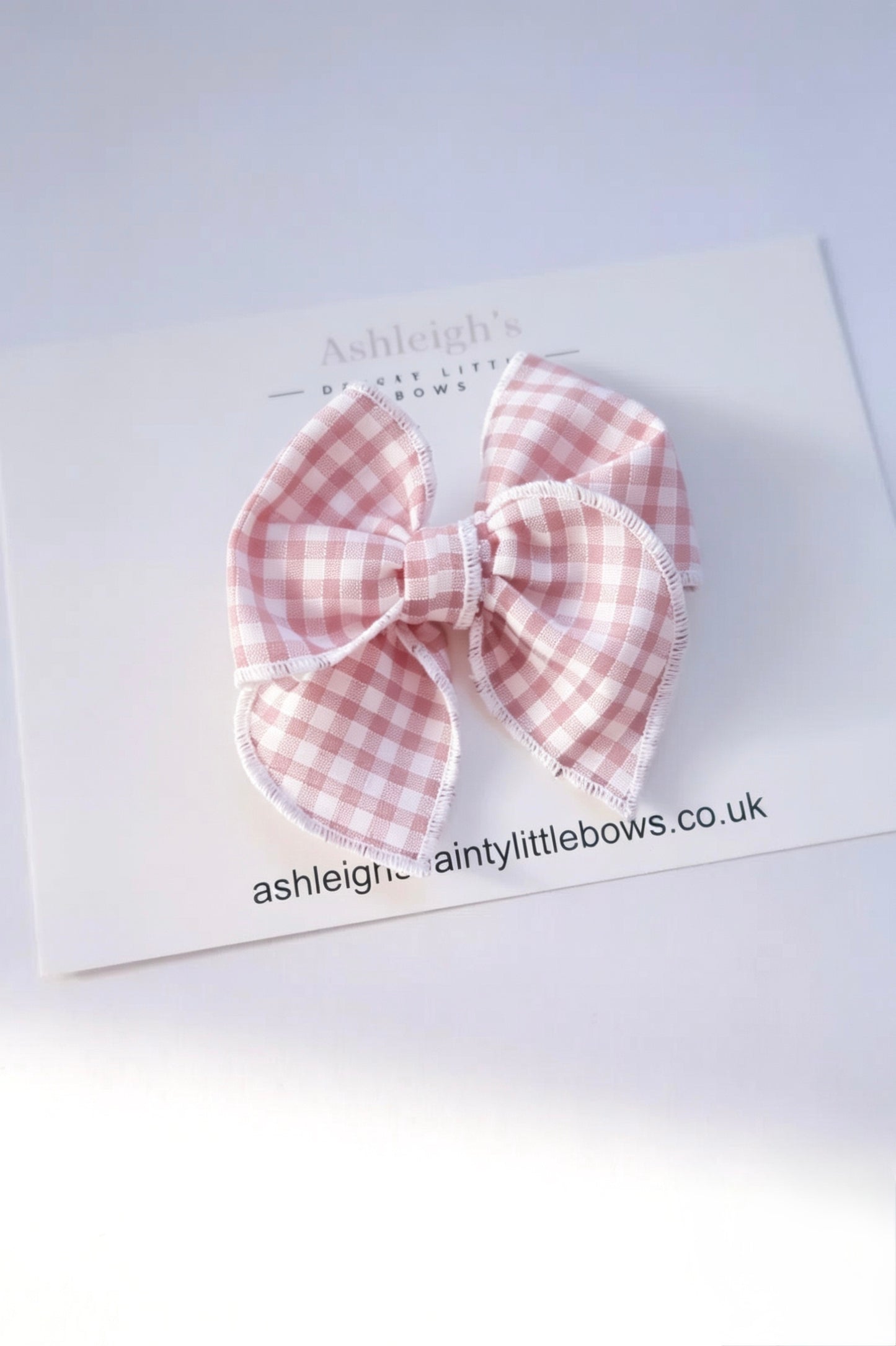 Fable gingham bow (9 colours available)