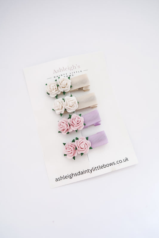 Dainty flower slides