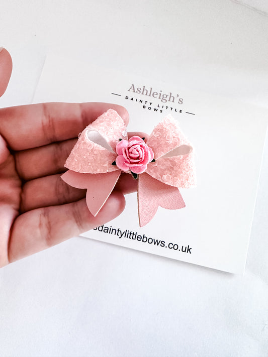 Blush Scarlett bow