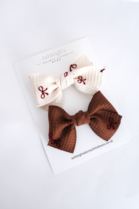 Sweet bow ribbons