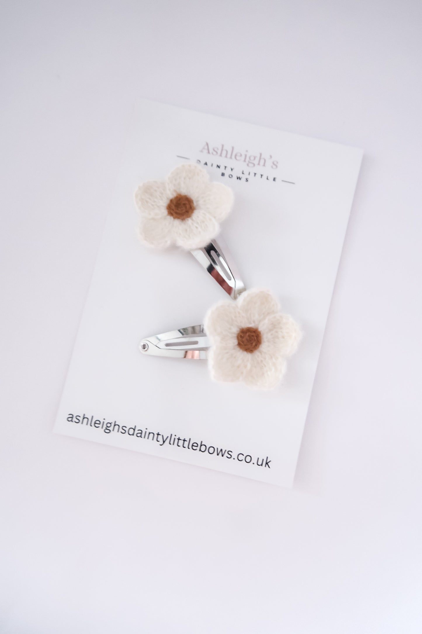 Crochet snap clips