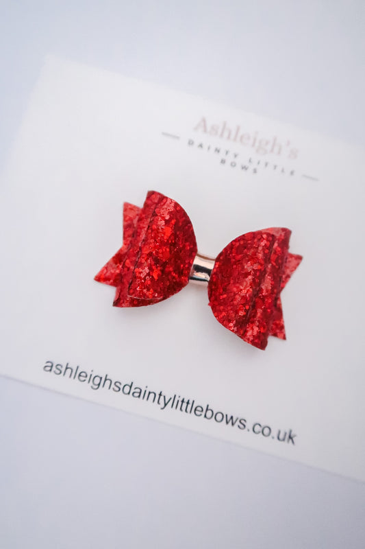 Red double glitter Dollie