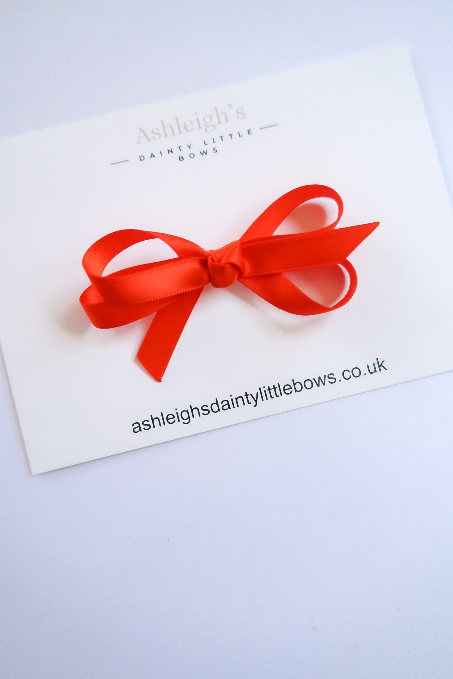 Burnt orange Jane bow