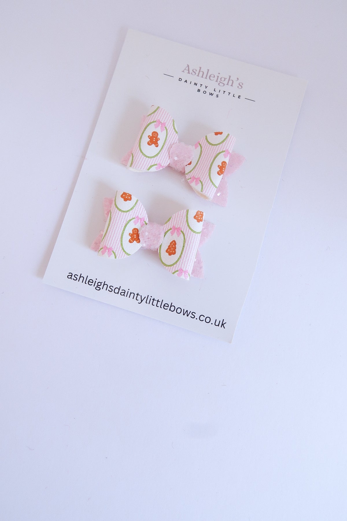 Gingerbread baby bow