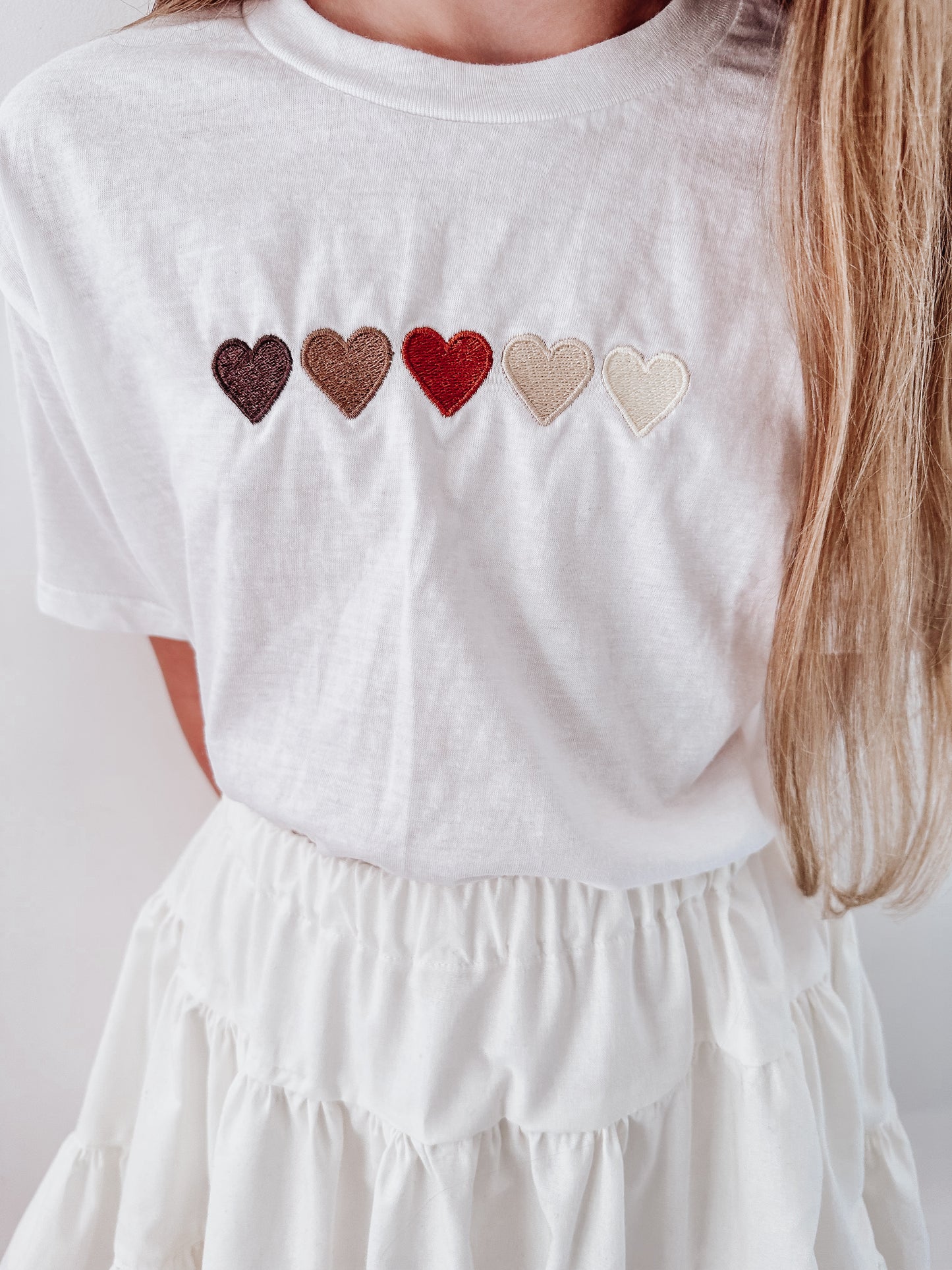 Beige hearts sweater