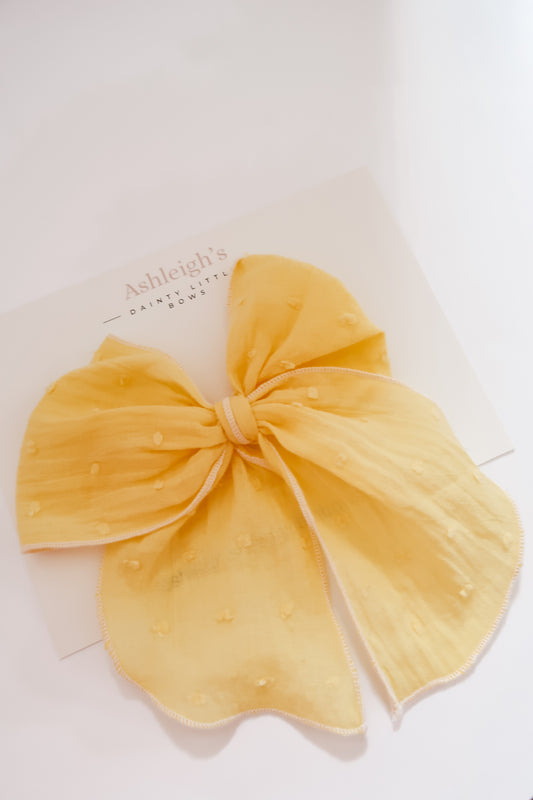 Oversized yellow poplin fable