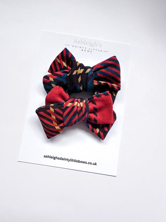 Jersey tartan handtied