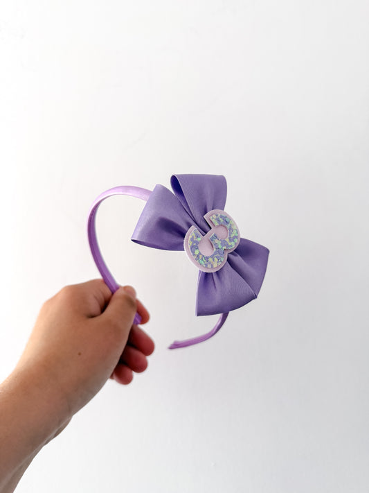 Birthday lilac Alice band