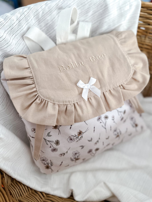 Sweet wishes personalised backpack