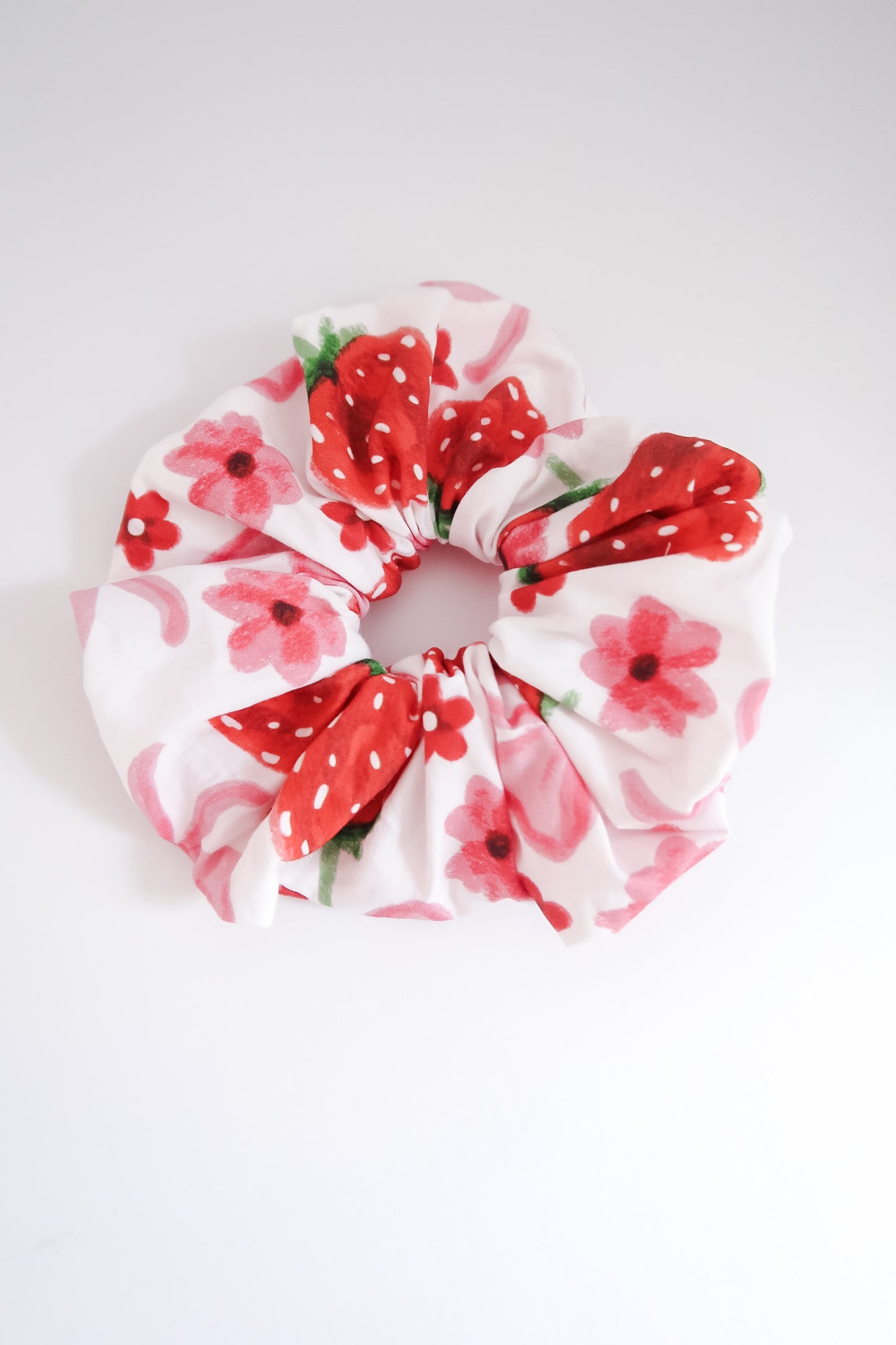 Strawberry scrunchie