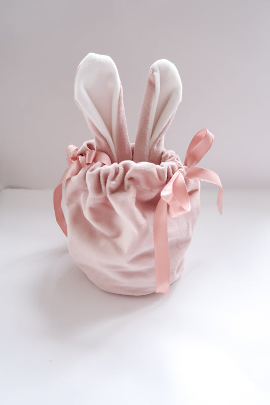 Bunny velvet gift bag