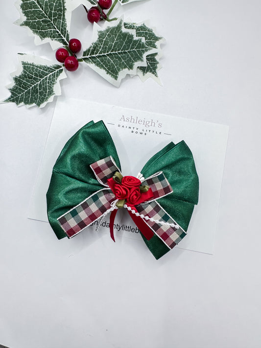 Christmas Noel bow