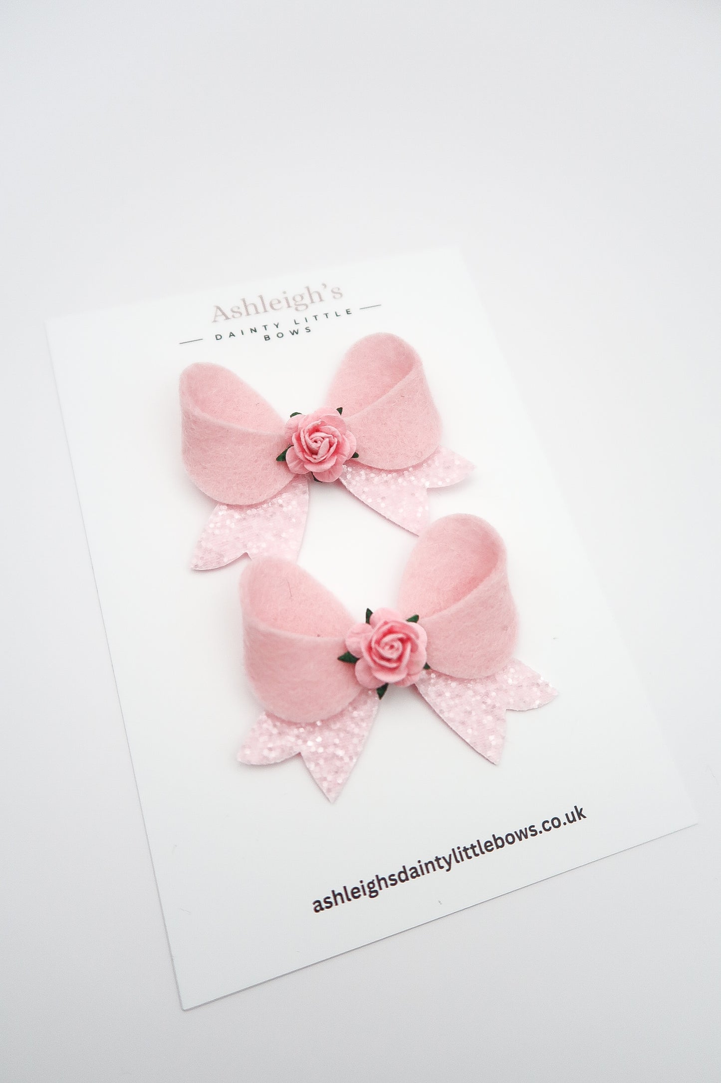 Pretty pink sweetheart bow