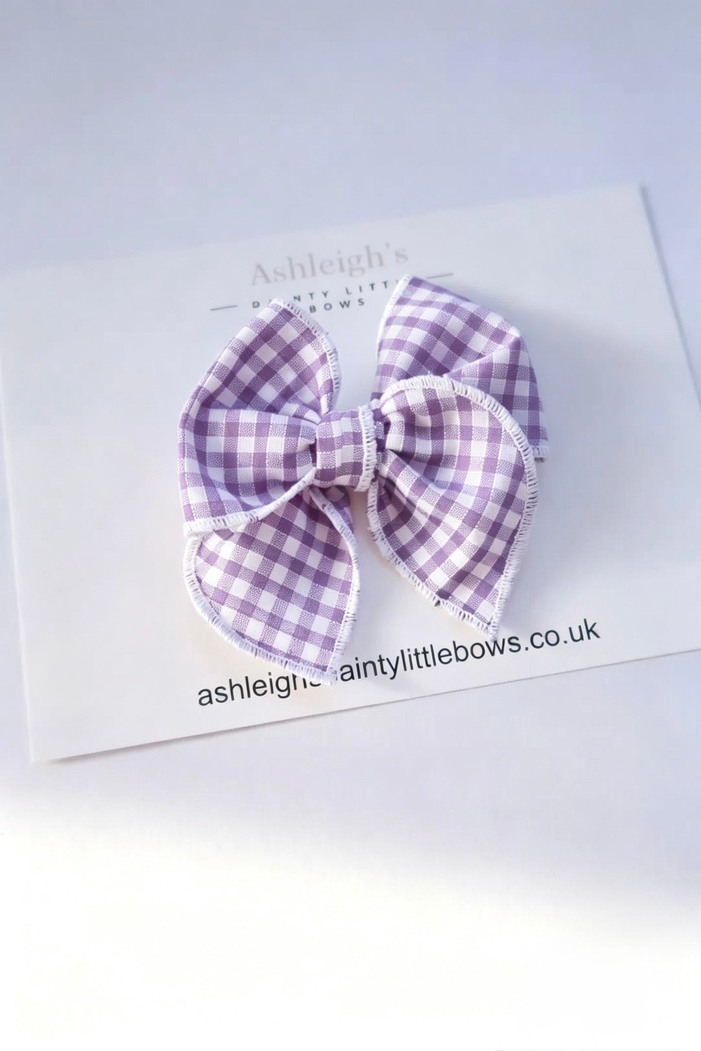 Fable gingham bow (9 colours available)
