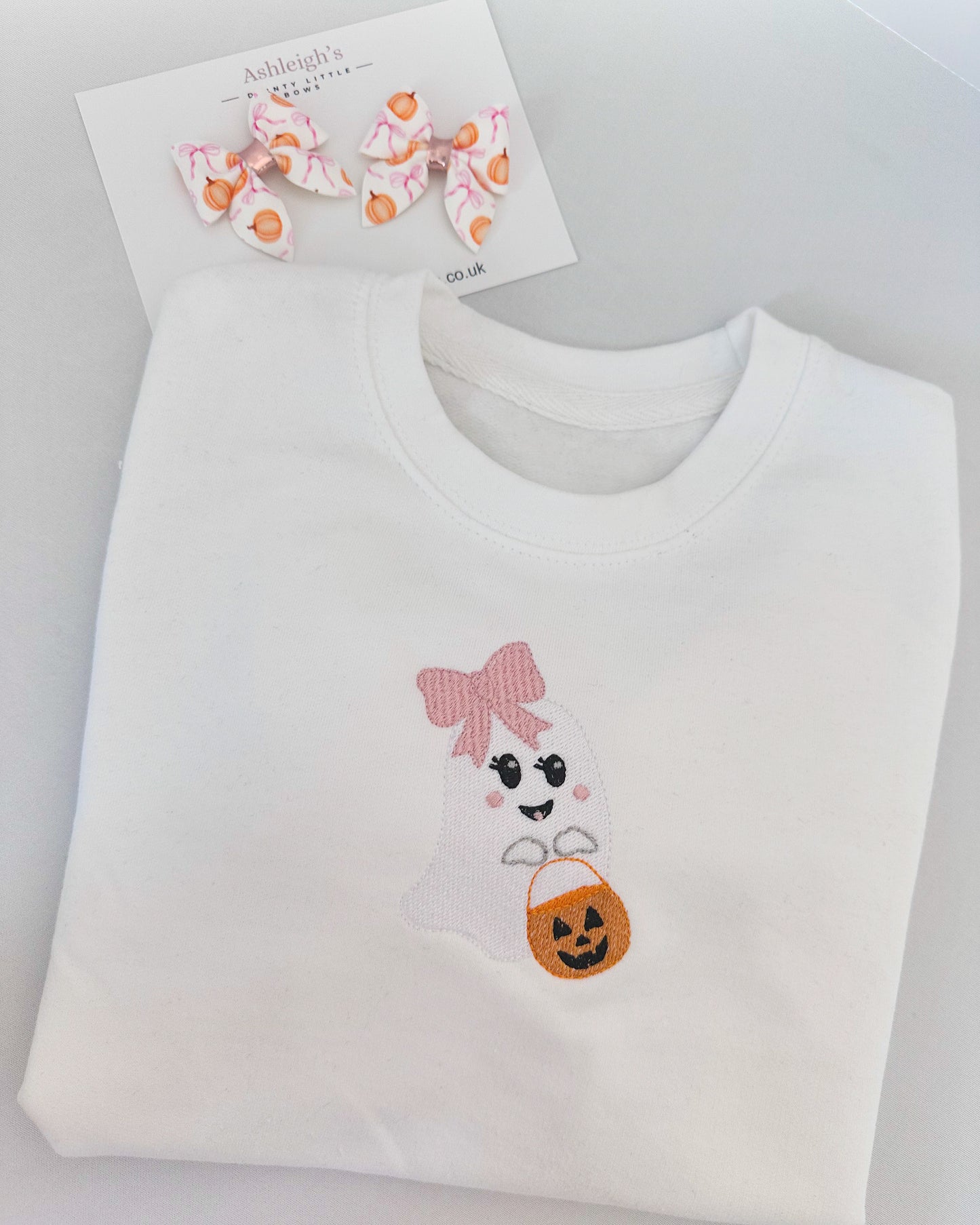 Girly ghost sweater